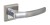 Klamka do drzwi RODOS Nikiel chrom.cechy:  łatwy system montażowy śruby przelotowe Waga  0,42kg Kod EAN 5901812893833 kolor: Nikiel chrom, 52 mm x 52 mm
