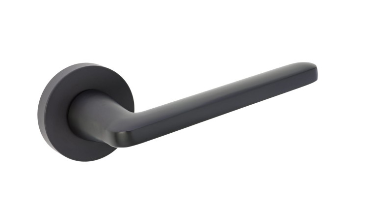 Czarna klamka wewnętrzna VENA.cechy:  łatwy system montażowy śruby przelotowe szyld fi 54 mm kolor: Czarny