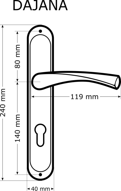 ZŁOTE KLAMKI DO DRZWI KLAMKI ALUBRASSS DAJANA MOSIĄDZ SATYNA 72-WK-Cechy:  jednolita konstrukcja łatwy system montażowy śruby przelotowe Waga 0,6kg Kod EAN 5901812894083