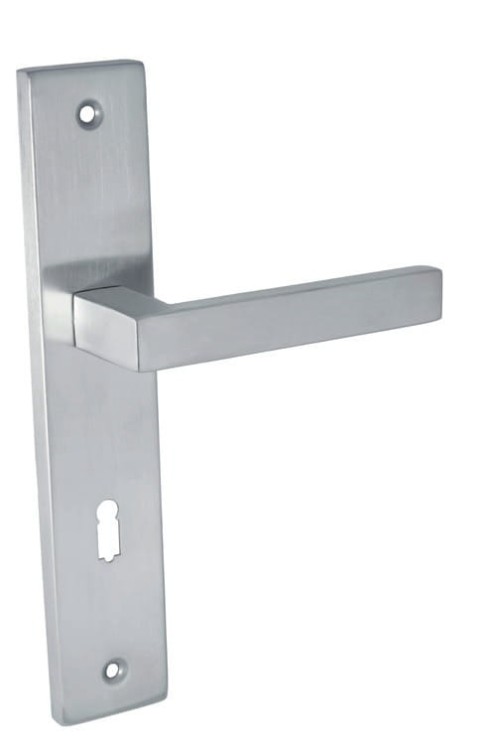Klamka do drzwi TASOS-72-na klucz- Stal Nierdzewna- kolor INOX.Cechy:  jednolita konstrukcja łatwy system montażowy śruby przelotowe Waga 0,59kg Kod EAN 5901812895172.Klamka wewnętrzna TASOS