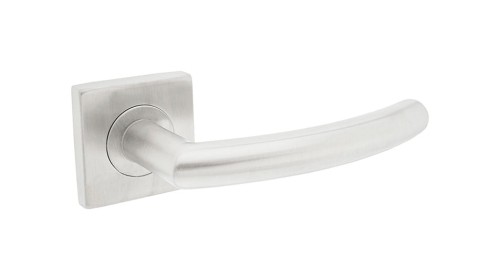 Klamka do drzwi PAROS stal nierdzewna - kolor INOX.cechy:  łatwy system montażowy śruby przelotowe szyld 54 mm x 54 mm Waga 0,437kg Kod EAN 5901812896476 kolor: INOX.  Klamka wewnętrzna PAROS