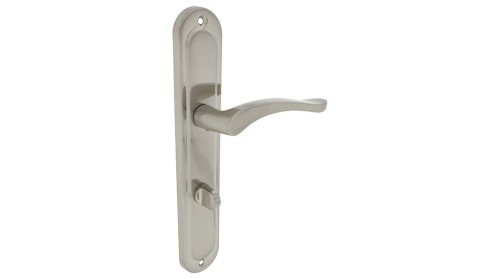 Klamka Alubrass wewnętrzna WC NATALI 72mm  .Cechy:    jednolita konstrukcja  łatwy system montażowy  śruby przelotowe  Waga 0,7kg  Kod EAN 5901812894700