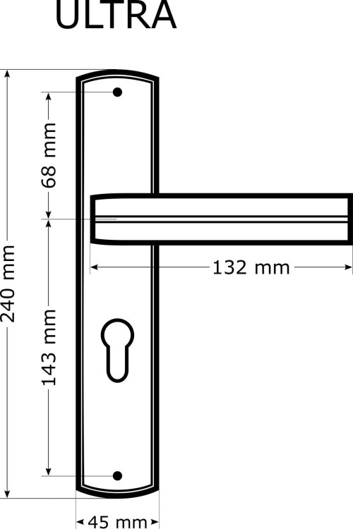 KLAMKA DO DRZWI KLAMKI DO DRZWI WEWNĘTRZNYCH KLAMKA ALUBRASS  KLAMKI PATYNA ULTRA 72 WK-klucz.Cechy:  jednolita konstrukcja łatwy system montażowy śruby przelotowe Waga 0,68kg   EAN 5901812894328