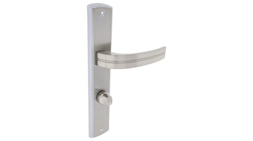 Klamka do drzwi ULTRA-90-WC- Nikiel chrom .Cechy:  jednolita konstrukcja łatwy system montażowy śruby przelotowe Waga 0,75kg Kod EAN 5901812894304.Klamka wewnętrzna ULTRA