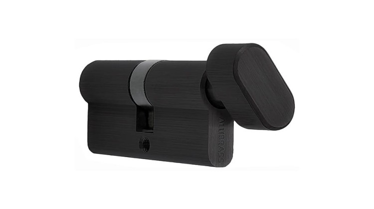 gałka czarna wkładka czarna alubrass klamkizamki.pl.jpg