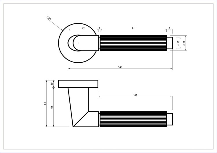klamka-keope-rozeta-okragla-czarna-blitz.- Czarna klamka wewnętrzna KEOPE- cechy:  łatwy system montażowy śruby przelotowe szyld fi 54 mm Waga 0,98kg Kod EAN 5901812899293 kolor: Czarny