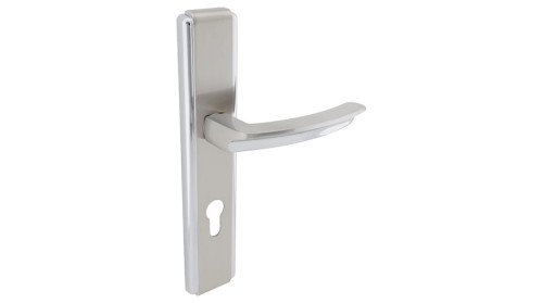 klamka-lotus-90-wklad-nikiel-chrom-lewa/prawa- Klamka zewnętrzna LOTUS