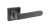 Klamka do drzwi LADY Grafit chrom. cechy:  łatwy system montażowy śruby przelotowe  rozmiar szyldu 54 mm x 54 mm Waga 0,47kg Kod EAN 5901812894403 kolor: Grafit chrom. Klamka wewnętrzna LADY