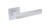 Klamka do drzwi INES Biała.cechy:  łatwy system montażowy śruby przelotowe szyld 54 mm x 54 mm Waga 0,55kg Kod EAN 5901812898210 kolor: Biały.  Klamka wewnętrzna INES