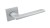 Klamka MUZA SLIM chrom mat. cechy:  łatwy system montażowy śruby przelotowe Waga 0,4kg Kod EAN 5901812898999 kolor: Chrom mat 52 mm x 52 mm. Klamka wewnętrzna MUZA SLIM