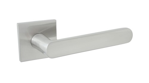 Klamka SANTIA SLIM nikiel satyna.cechy:  łatwy system montażowy śruby przelotowe Waga 0,55kg Kod EAN 5901812898630 kolor: Nikiel satyna, 51 mm x 51 mm-Klamka wewnętrzna SANTIA SLIM