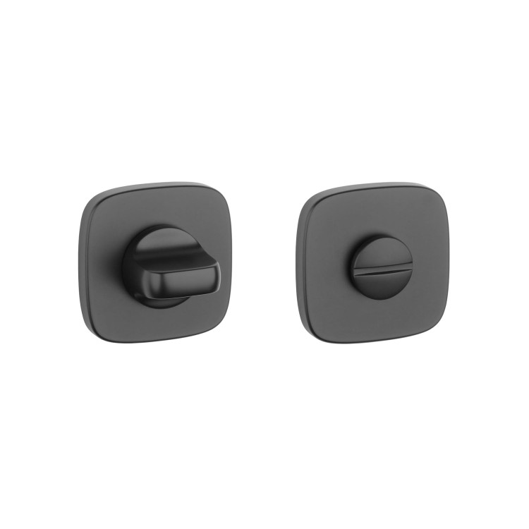Rozeta APRILE QR SLIM 7MM BK - czarny matowy OB -WC
