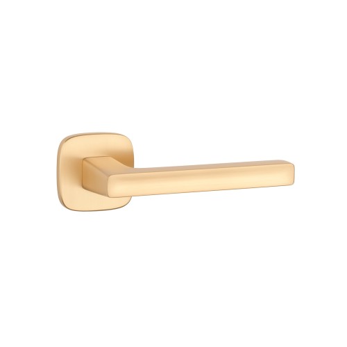 Klamka APRILE PEA QR Slim 7 mm KG – Złoty Matowy | Designerska Klamka Premium do Eleganckich Wnętrz