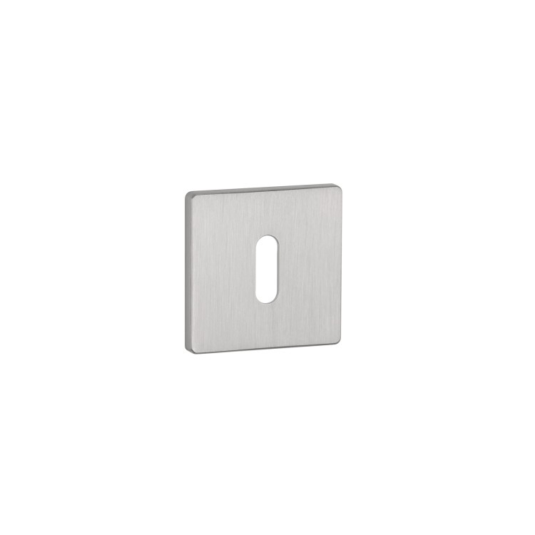 Rozeta APRILE Q SUPER SLIM 5MM DSC - chrom szczotkowany OB-na kucz