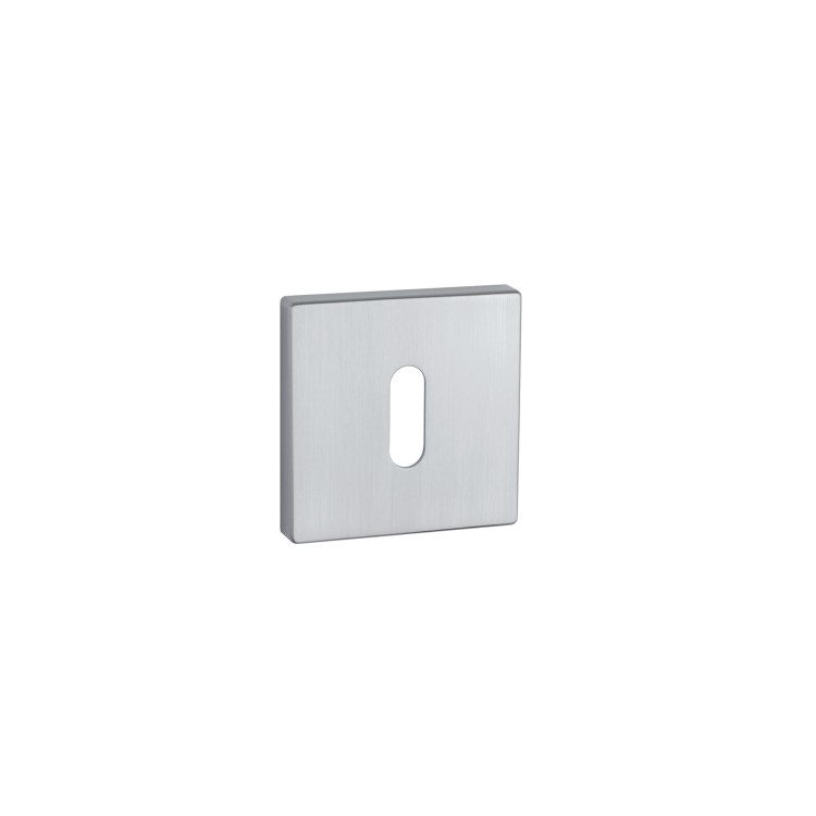Rozeta APRILE Q SLIM 7MM SC - chrom satynowy OB-na klucz