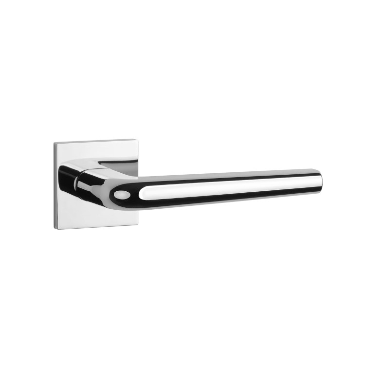 Klamka wewnętrzna chrom polerowany- APRILE FUNKIA  .Grubość Rozety  7 mm  Kolor  Chrom Polerowany  Rozmiar  53 mm x 53 mm  Szyld  Kwadratowy  Marka  APRILE  Producent  ENGER  Klamka wewnętrzna