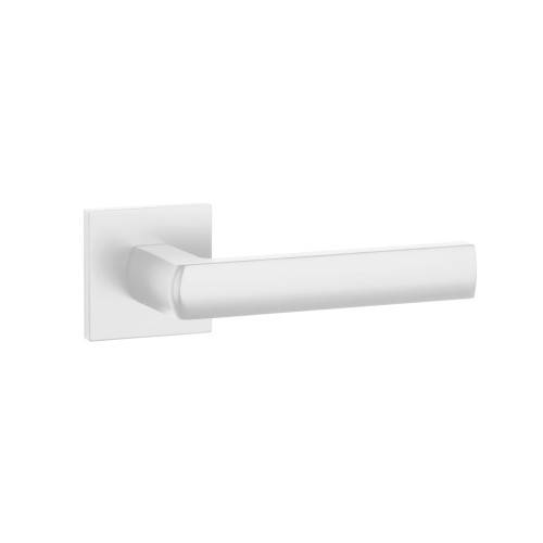 Klamka wewnętrzna APRILE HOSTA  .Grubość Rozety  7 mm  Kolor  Biały Mat  Rozmiar  53 mm x 53 mm  Szyld  Kwadratowy  Marka  APRILE  Producent  ENGER  Klamka wewnętrzna