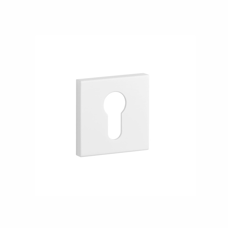 Rozeta APRILE Q SLIM 7MM WHITE - biały matowy PZ-na wkładkę