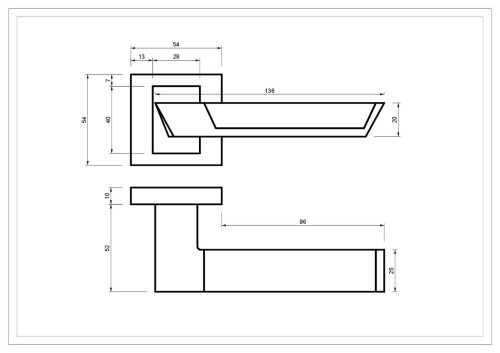 Klamka YORK czarna chrom .cechy:  łatwy system montażowy śruby przelotowe Waga 0,93kg Kod EAN 5901812894991 kolor: Czarny Chrom, 54 mm x 54 mm. Klamka wewnętrzna YORK