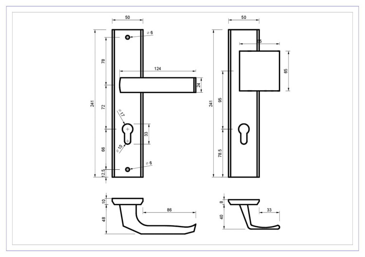 klamko-pochwyt-neo-72-wklad-f9-tytan-Cechy:  jednolita konstrukcja łatwy system montażowy śruby przelotowe Waga 0,96kg Kod EAN 5901812895882-Klamka zewnętrzna NEO