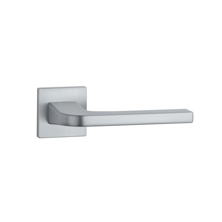 Klamka APRILE ISMENA Rozeta Q SLIM 7 mm SC – chrom satynowy