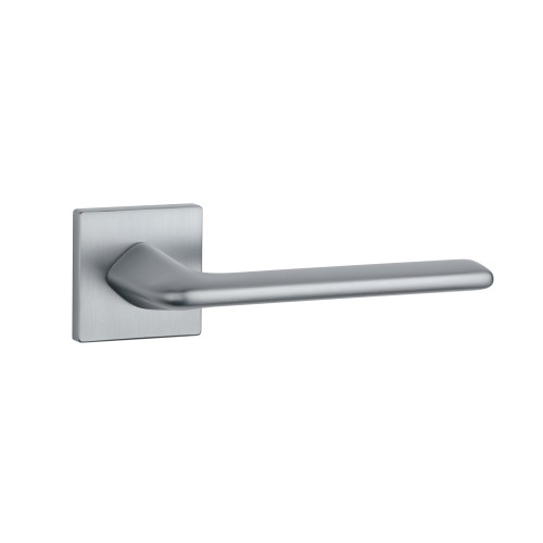 Klamka APRILE LILA Rozeta Q SLIM 7 mm SC chrom satynowy – designerska klamka premium do nowoczesnych drzwi