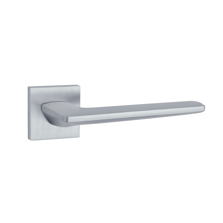 Klamka APRILE LUNARIA Q SLIM 7 mm SC Chrom Satynowy – nowoczesna klamka premium do eleganckich wnętrz