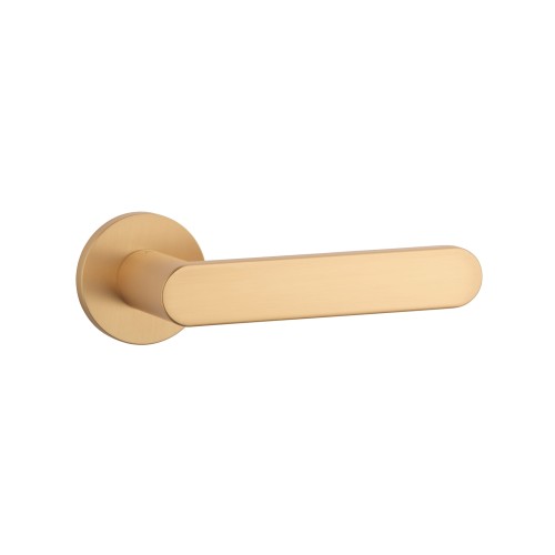 Klamka APRILE ALORA R SLIM 7 mm KG – złoty mat | Ekskluzywna klamka premium do nowoczesnych drzwi