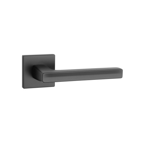 Klamka APRILE PEA Rozeta Q SLIM 7 mm BK – czarny matowy