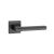 Klamka APRILE PEA Rozeta Q SLIM 7 mm BK – czarny matowy