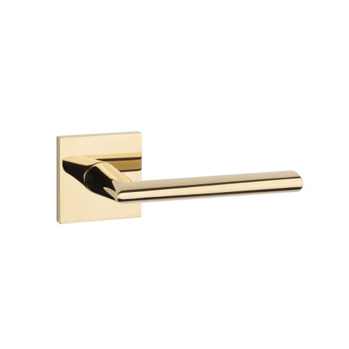 Klamka APRILE PRIMULA Q SLIM 7 mm GOLD PVD – złoty polerowany PVD | Luksusowa klamka premium do nowoczesnych wnętrz