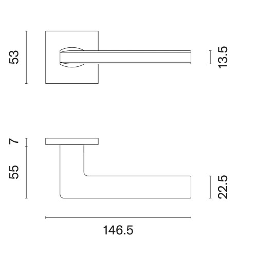 Klamka wewnętrzna nikiel- APRILE PYROLA .Waga netto 0,954kg  Kod EAN 5902249351903  Grubość rozety 7 mm  Kolekcja Comfort  Kolor Nikiel  Kształt rozety Kwadratowa Q SLIM 7 mm  Producent ENGER  Marka APRILE  Materiał Cynk