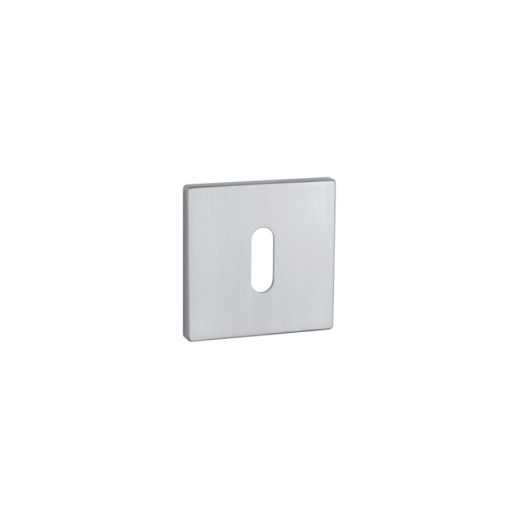 Rozeta APRILE Q SUPER SLIM 5MM SC - chrom satynowy OB-na klucz