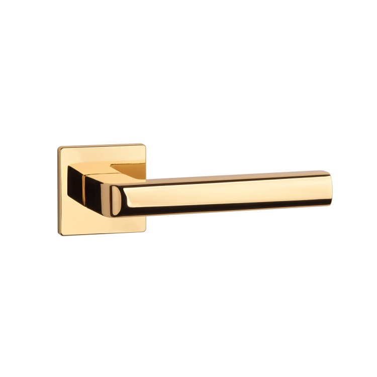 Klamka APRILE SALICE Q SUPER SLIM 5 mm LG – złoty polerowany | Designerska klamka premium do nowoczesnych drzwi