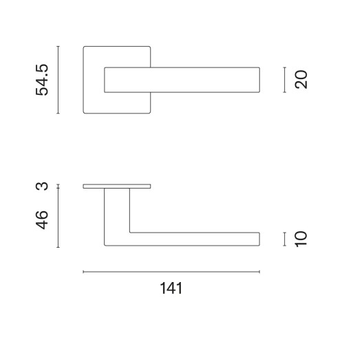 Klamka STERK KVADRAT 1760 ROZETA ULTRA SLIM 3MM BS PVD - bazaltowy PVD-54,5 mmx54,5 mm.Waga netto 0,505kg  Grubość rozety 3 mm  Kolekcja Premium  Kolor Bazaltowy PVD  Kształt rozety Kwadratowa Q ULTRA SLIM 3 mm  Producent ENGER Materiał Stal nierdzewna