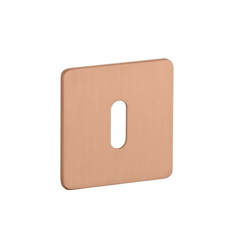 Szyld PVD Rozeta STERK KVADRAT 1710 ULTRA SLIM 3MM PN PVD - miedziany PVD OB-na klucz.