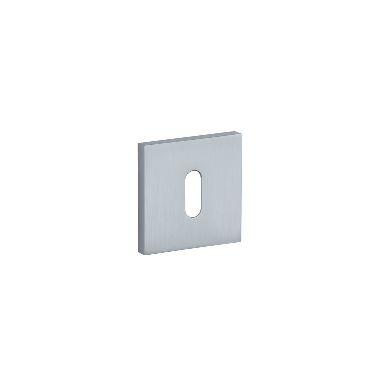 Rozeta STILE Q SLIM 7MM PSC - chrom satynowy OB-na klucz