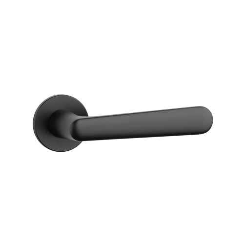 Klamka APRILE ARIA R SUPER SLIM 5 mm BK – czarny matowy | Designerska klamka premium projektu Studio Rygalik