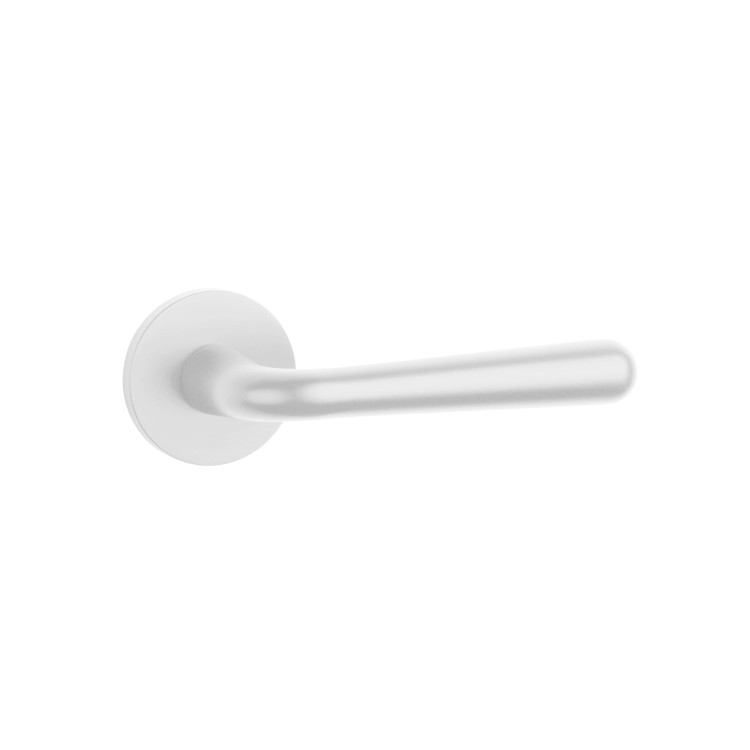 Klamka APRILE IRGA ROZETA R SLIM 7MM WHITE - biały matowy.Waga netto 0,53kg  Kod EAN 5902249341256  Grubość rozety 7 mm  Kolekcja Comfort  Kolor Biały matowy  Kształt rozety Okrągła R SLIM 7 mm, fi 53 mm  Producent ENGER  Marka APRILE  Materiał Cynk