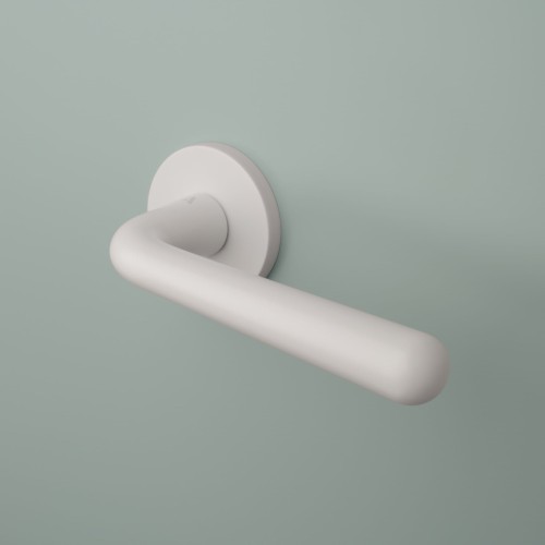 Klamka APRILE IRGA ROZETA R SLIM 7MM WHITE - biały matowy. Waga netto 0,53kg  Kod EAN 5902249341256  Grubość rozety 7 mm  Kolekcja Comfort  Kolor Biały matowy  Kształt rozety Okrągła R SLIM 7 mm, fi 53 mm  Producent ENGER  Marka APRILE  Materiał Cynk