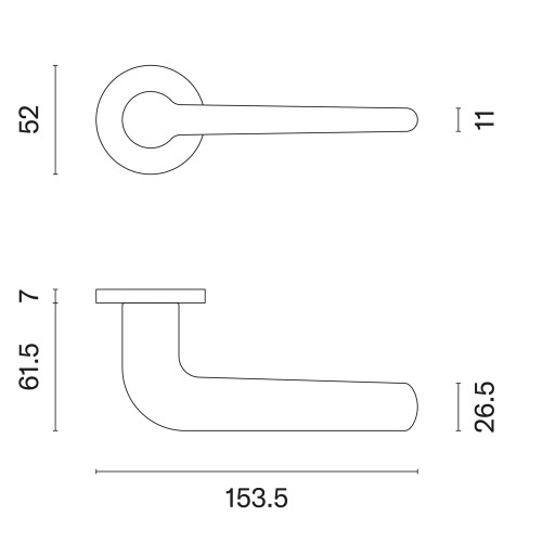 Klamka APRILE AZALIA ROZETA R SLIM 7MM SNM - nikiel.Grubość Rozety 7 mm Kolor Grafit Rozmiar FI 52 Szyld Okrągły Marka APRILE Producent ENGER Klamka wewnętrzna