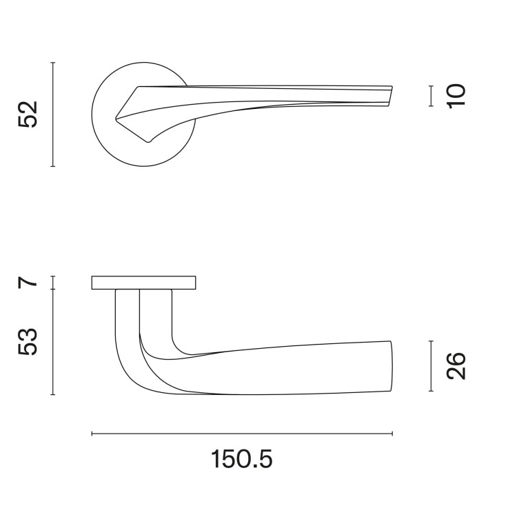 Klamka APRILE DALIA ROZETA R SLIM 7MM PN PVD - miedziany PVD.Waga netto 0,953kg Kod EAN 5902249338317 Grubość rozety 7 mm Kolekcja Premium Kolor Miedziany PVD Kształt rozety Okrągła R SLIM 7 mm Producent ENGER Marka APRILE, fi 52 mm
