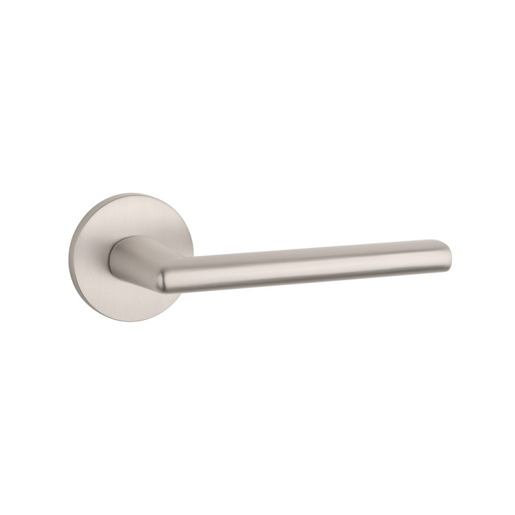 Klamka APRILE KALMIA ROZETA R SLIM 7MM MSN - nikiel .Waga netto 0,898kg  Kod EAN 5902249352030  Grubość rozety 7 mm  Kolekcja Comfort  Kolor Nikiel  Kształt rozety Okrągła R SLIM 7 mm , fi 54 mm Producent ENGER  Marka APRILE  Materiał Cynk
