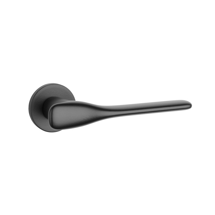 Klamka APRILE ORCHIDE ROZETA R SLIM 7MM BK - czarny matowy .Waga netto 1,143kg  Kod EAN 5902249330762  Grubość rozety 7 mm  Kolekcja Premium  Kolor Czarny matowy  Kształt rozety Okrągła R SLIM 7 mm, fi 52 mm  Producent ENGER  Marka APRILE  Materiał Cynk