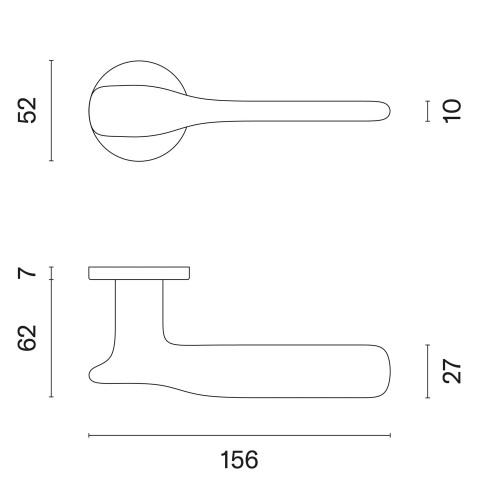 Klamka APRILE ORCHIDE ROZETA R SLIM 7MM LC - chrom polerowany .Waga netto 1,143kg Grubość rozety 7 mm  Kolekcja Premium  Kolor Chrom polerowany  Kształt rozety Okrągła R SLIM 7 mm fi 52 mm Producent ENGER  Marka APRILE  Materiał Cynk