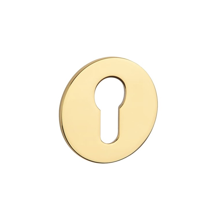 Szyld PVD Rozeta STERK OVAL 1711 ULTRA SLIM 3MM GOLD PVD - złoty polerowany PVD PZ-na wkładkę