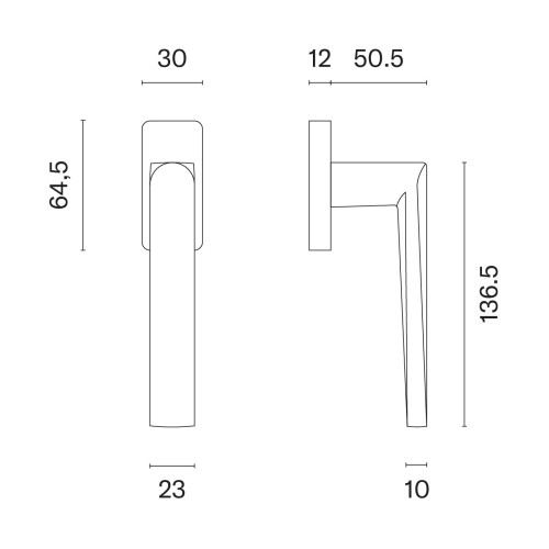 Klamka okienna STILE ADANA Q CP - chrom polerowany  .Waga netto 0,498kg  Kod EAN 5902249348958  Grubość rozety 12 mm  Kolekcja Simple  Kolor Chrom polerowany  Kształt rozety Prostokątna okienna  Producent ENGER  Marka STILE  Materiał Aluminium