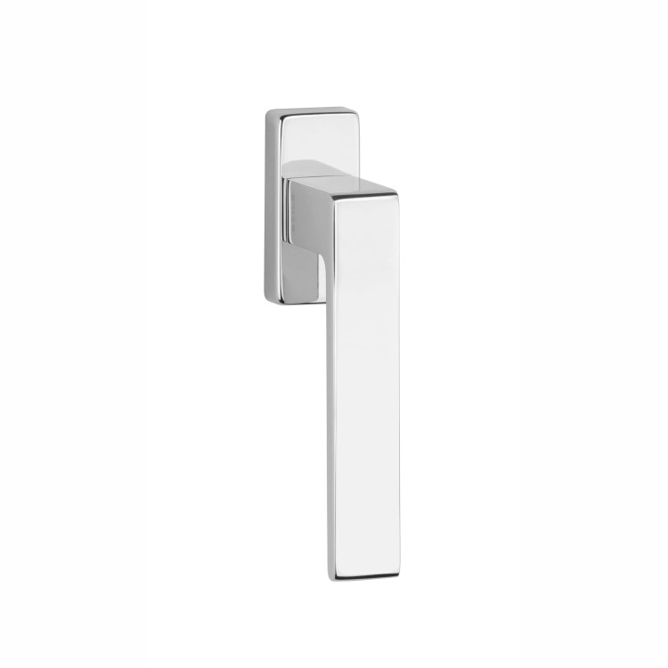 Klamka okienna STILE HIRA Q CP - chrom polerowany .Waga netto 0,498kg  Kod EAN 5902249349207  Grubość rozety 12 mm  Kolekcja Simple  Kolor Chrom polerowany  Kształt rozety Prostokątna okienna  Producent ENGER  Marka STILE  Materiał Aluminium
