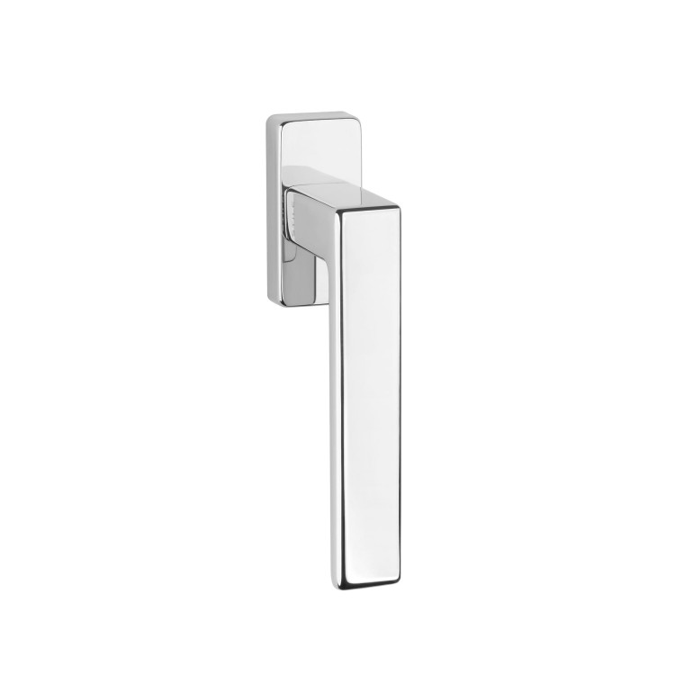 Klamka okienna STILE MIIA Q CP - chrom polerowany  .Waga netto 0,498kg  Kod EAN 5902249351002  Grubość rozety 12 mm  Kolekcja Simple  Kolor Chrom polerowany  Kształt rozety Prostokątna okienna  Producent ENGER  Marka STILE  Materiał Aluminium