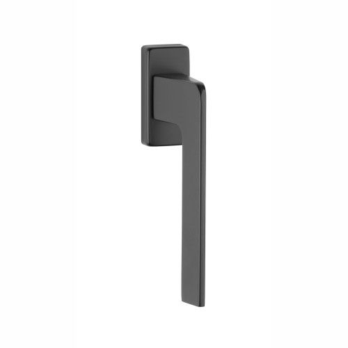 Klamka okienna STILE OMA Q BLACK - czarny matowy  .Waga netto 0,498kg  Kod EAN 5902249349306  Grubość rozety 12 mm  Kolekcja Simple  Kolor Czarny matowy  Kształt rozety Prostokątna okienna  Producent ENGER  Marka STILE  Materiał Aluminium